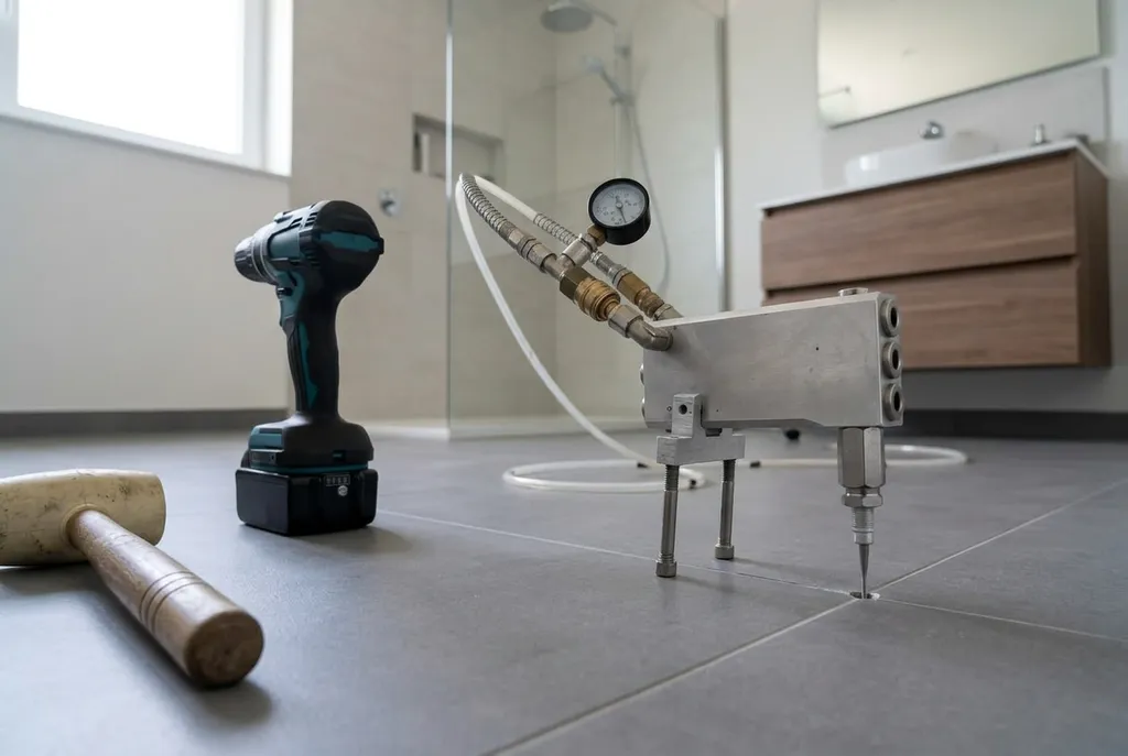 Kitbedrijf Krommenie – holle tegels injecteren